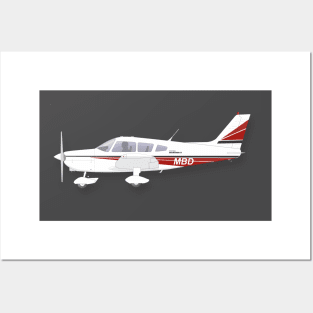 Piper PA28 Cherokee Posters and Art